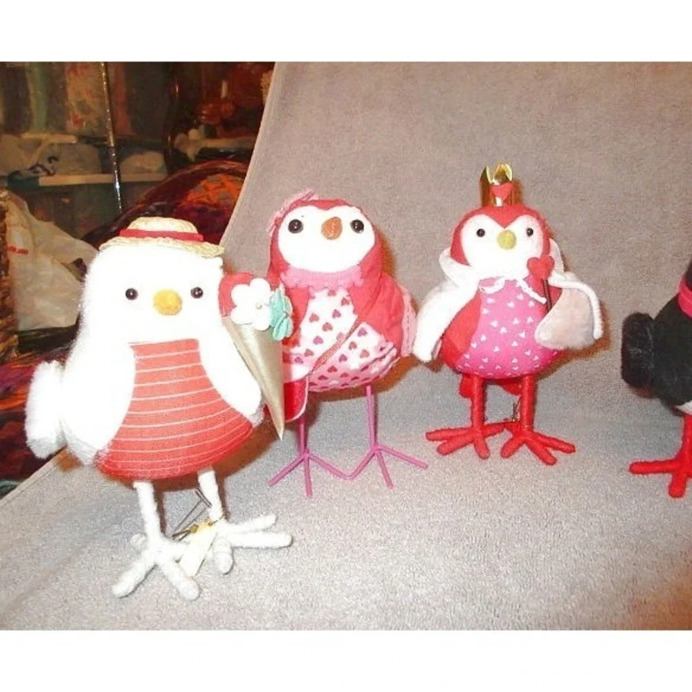 Featherly Friends Collectible Birds Target Set Of 6 Queenie Cherie Bloom Easter